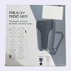 Ready Rocker Lumbar Support Seat Rocking Device Gray Aluminum/Foam & Cover